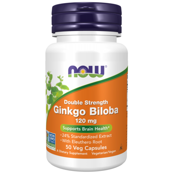 NOW Ginkgo Biloba 120 mg — 50 капсул