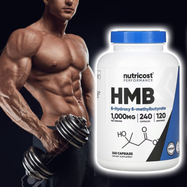 Nutricost HMB 1000 (Гидроксиметилбутират) - 120 капсул
