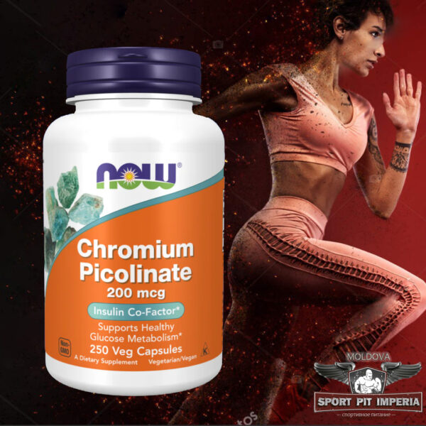 Now Chromium Picolinate 200 мкг, 100/250 шт