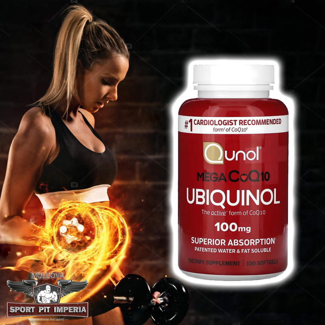 Qunol Ubiquinol CoQ10 - 100mg 60 softgels