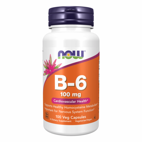 NOW B-6 100 mg — 100 капсул