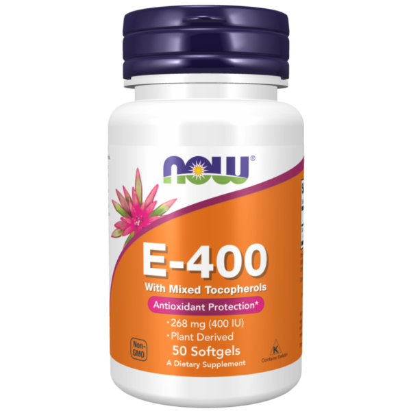 NOW Vitamin E-400 — 50 капсул