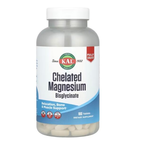 KAL Chelated Magnesium Bisglycinate - 180 шт