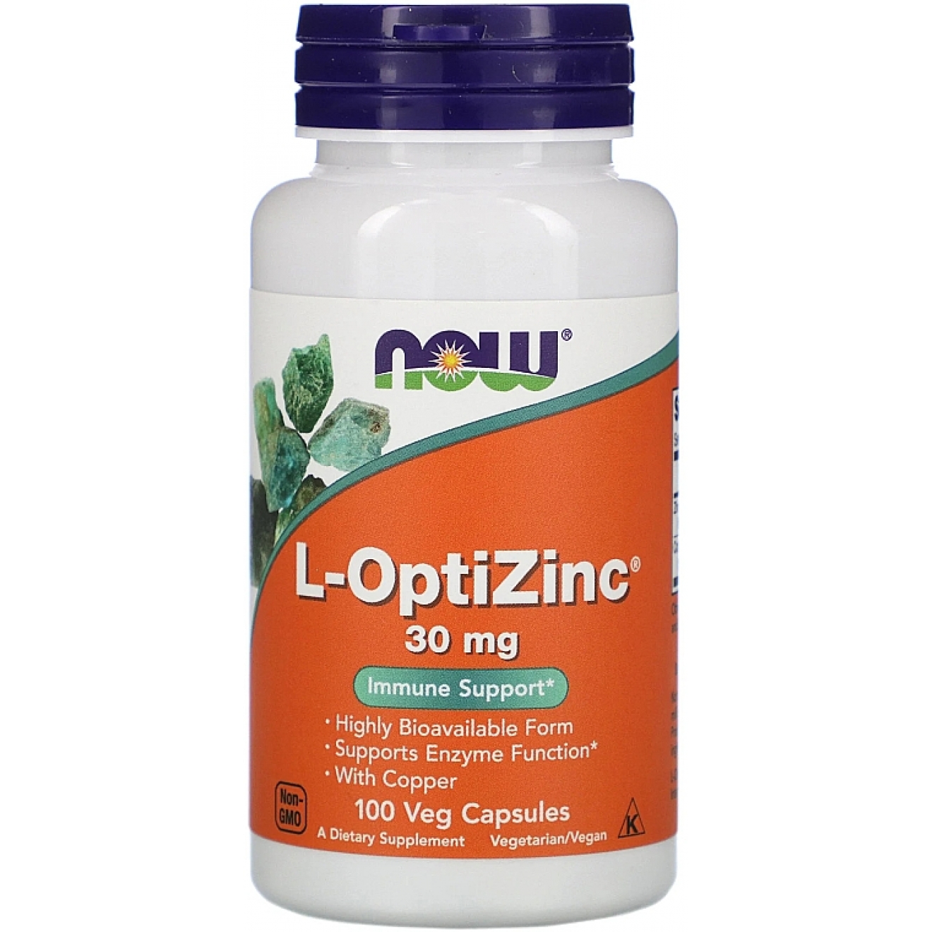 Now Foods L-OptiZinc 30 mg - 100 шт
