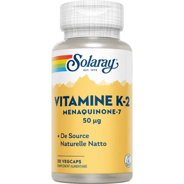 Solaray Vitamin K2 Menaquinone-7 30 капс