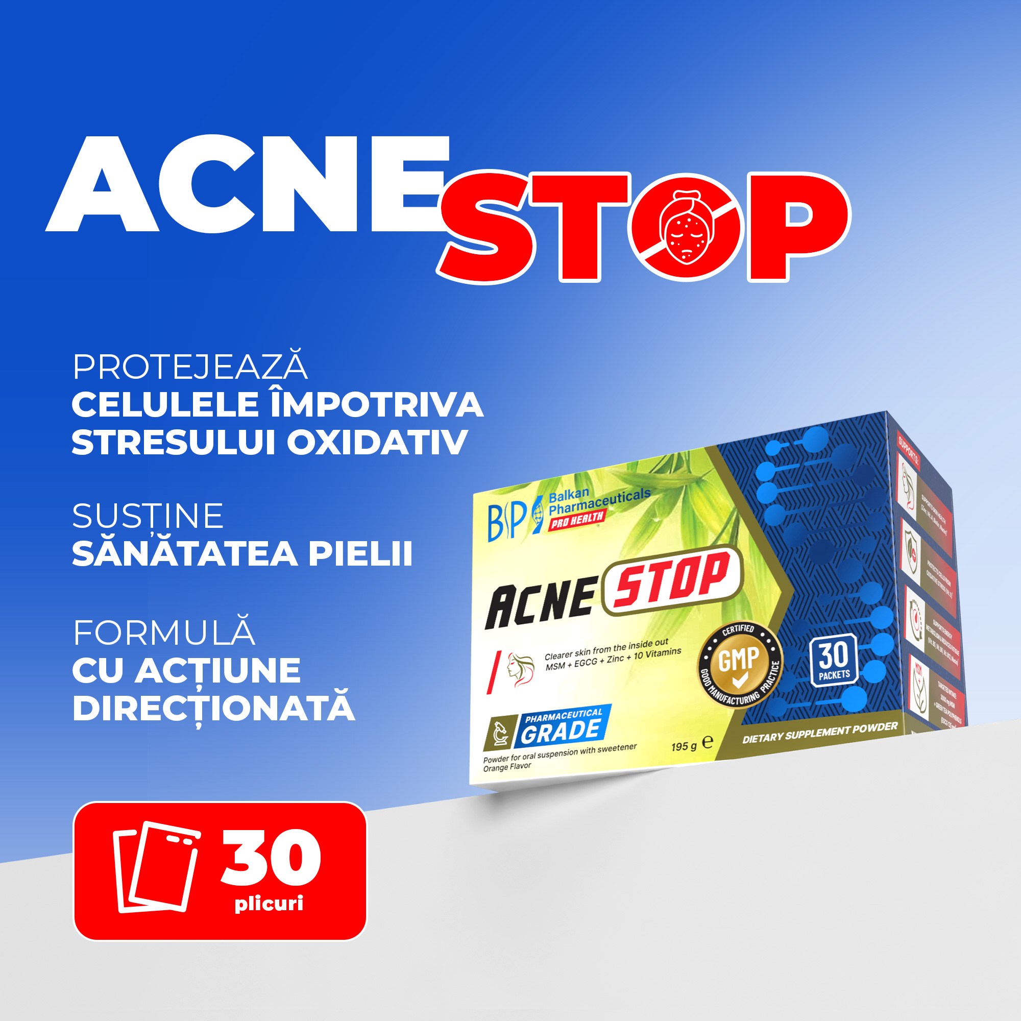 Balkan Pharmaceuticals Acne Stop - 30 сашe