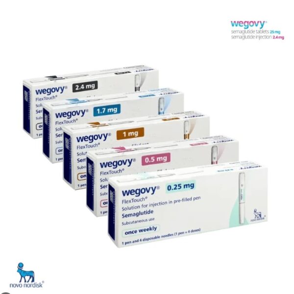 Wegovy 0.25 / 0.5 / 1 / 1.7 / 2.4 mg